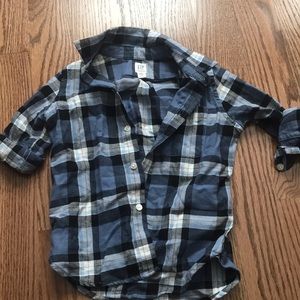 Plaid shirt size xs 4-5